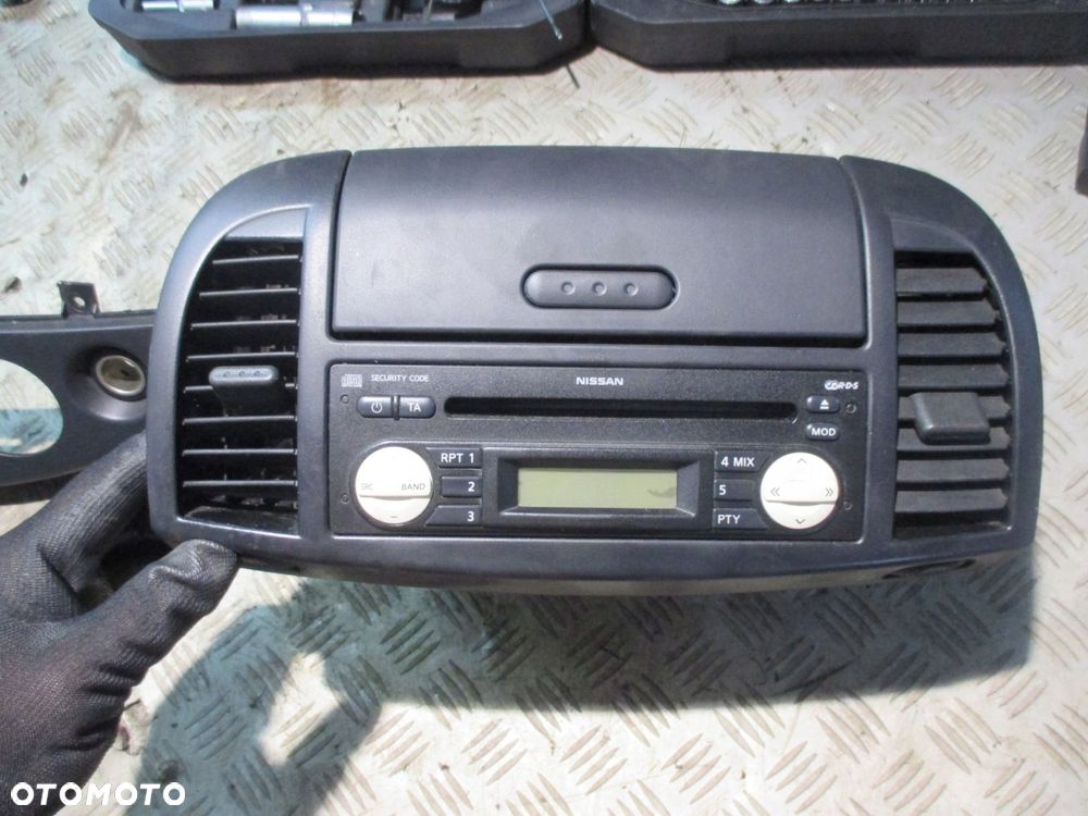 PANEL RADIO CD NISSAN MICRA K12 03- - 1
