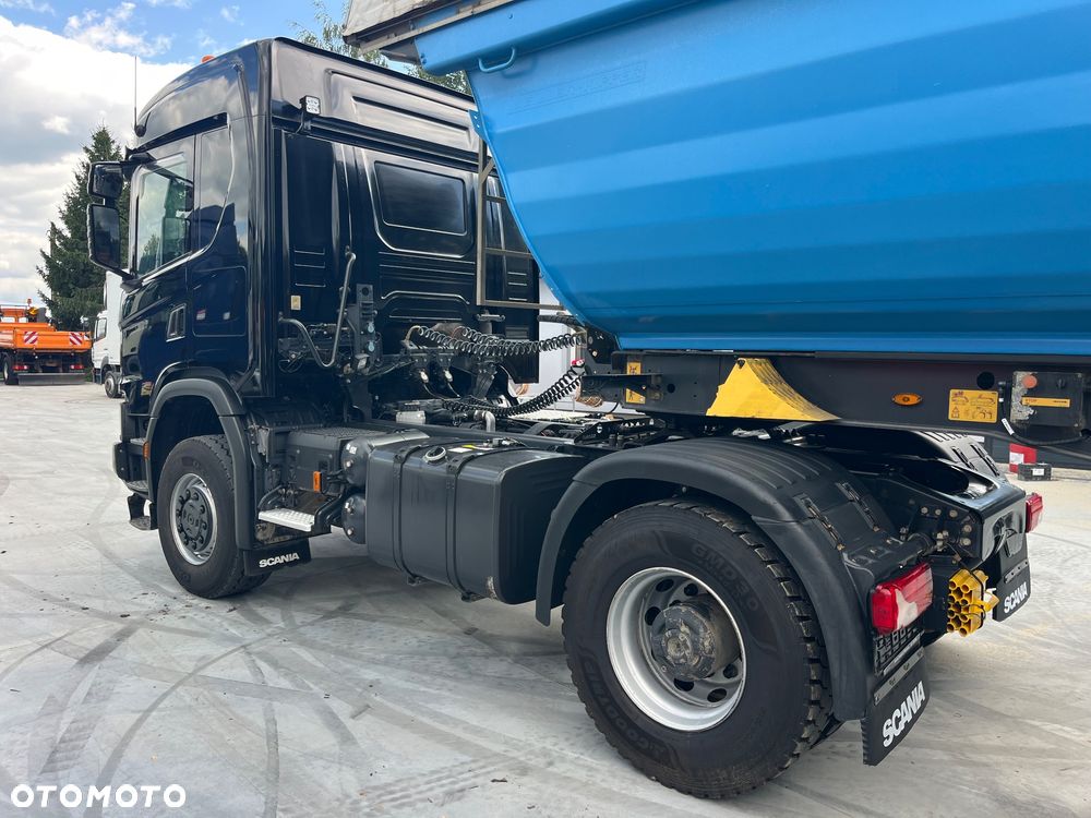 Scania G450 XT Nex Gen 4x4 stały napęd, skrzynia redukcyjna, biegi terenowe, kabina z łóżkiem, hydraulika do wywrotu, z Niemiec, opticruise ze sprzęgłem SCANIA 4x4 XT G450 ciągnik (nie Mercedes AROCS Volvo Man itp) - 6