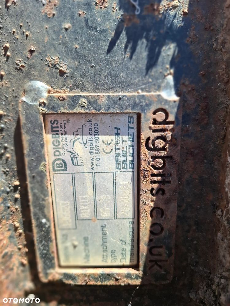 Komplet łyżek do minikoparki Kubota JCB CAT - 3