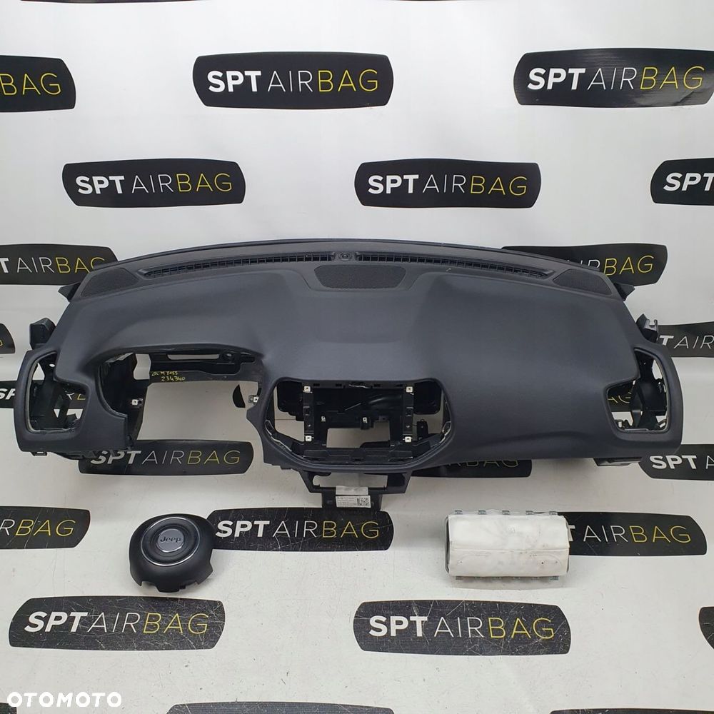 JEEP COMPAS COMPASS I DESKA ROZDZIELCZA KONSOLA KOKPIT PULPIT PODUSZKI AIRBAG AIR BAG KIT SET - 1