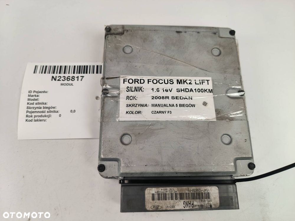 MODUŁ FORD FOCUS MK2 LIFT YS4F-12A650-PA - 1