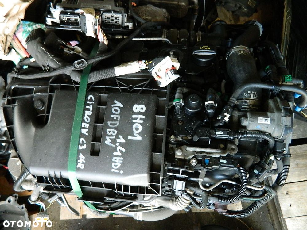 SILNIK 8H01 1.4 EHDI CITROEN C3 PEUGEOT 206 207 208 2008 KOMPLETNY - 1
