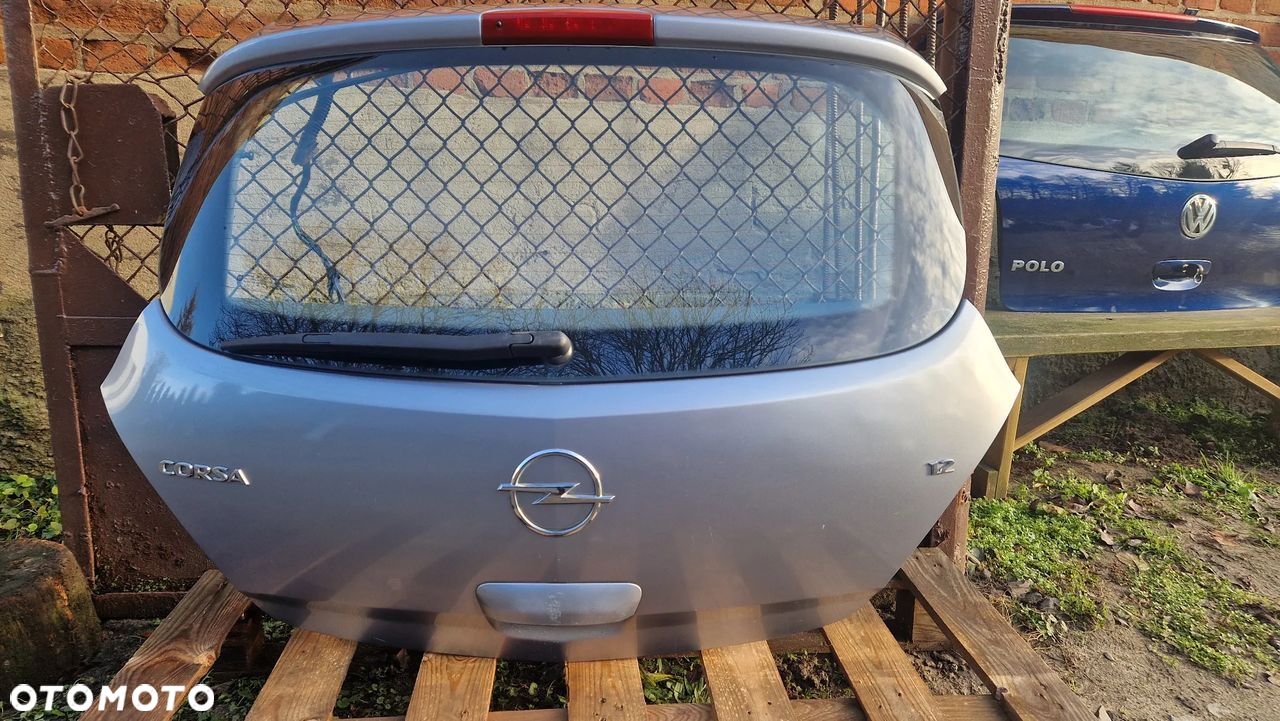 Opel Corsa D z163 klapa tył bagażnika 3D - 4