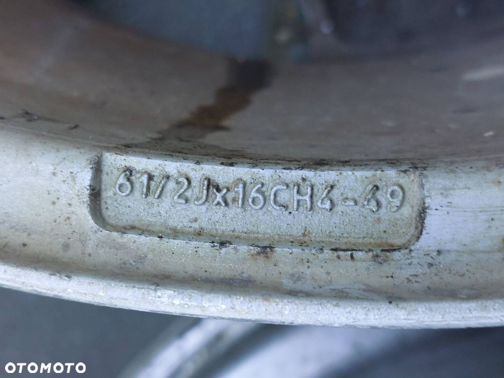 FELGI ALUMINIOWE 4SZT 4x100 6,5Jx16 ET49 FI60,1 RENAULT 8200217241 - 4
