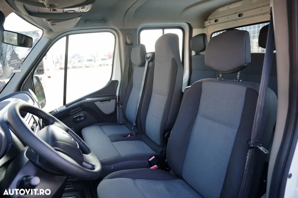 Renault MASTER / DCI 150 / BASCULATOR / CAMION CU TRACȚIE MIXĂ 7 LOCURI / MANUAL / DOUĂ RULOURI - 26