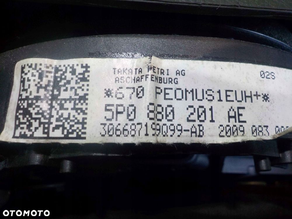 SEAT LEON II LIFT 09r AIRBAG poduszka kierowcy 5P0880201AE - 8