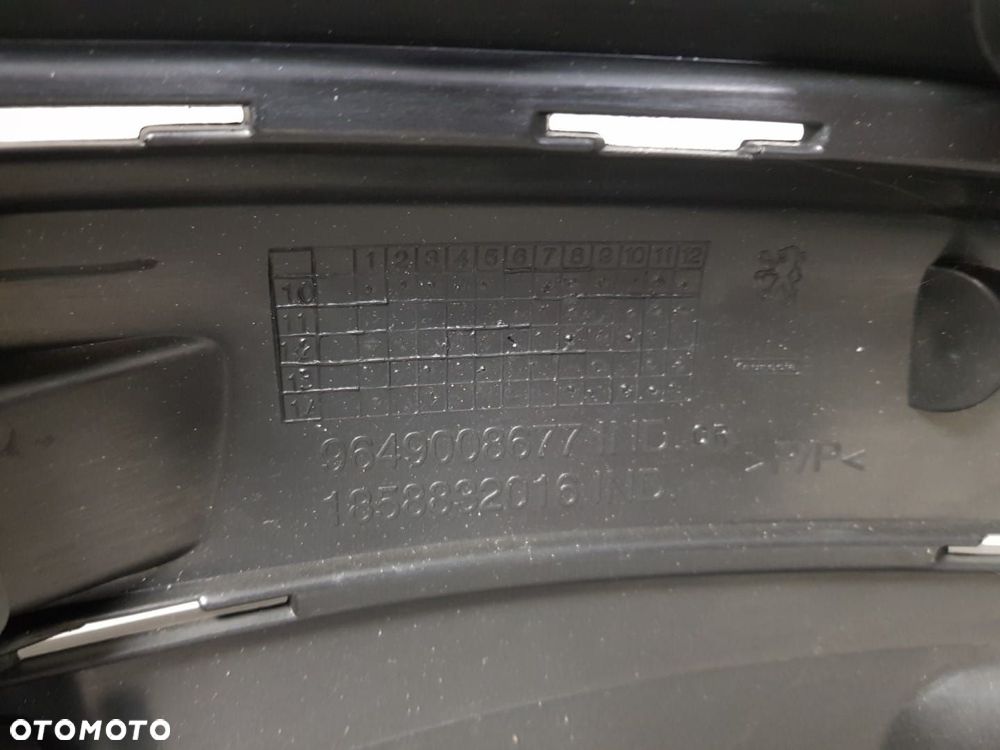 FABRYCZNIE NOWY ORYGINALNY ZDERZAK PRZEDNI PRZÓD PEUGEOT 607 LIFT 04-10  9649008677 - 10