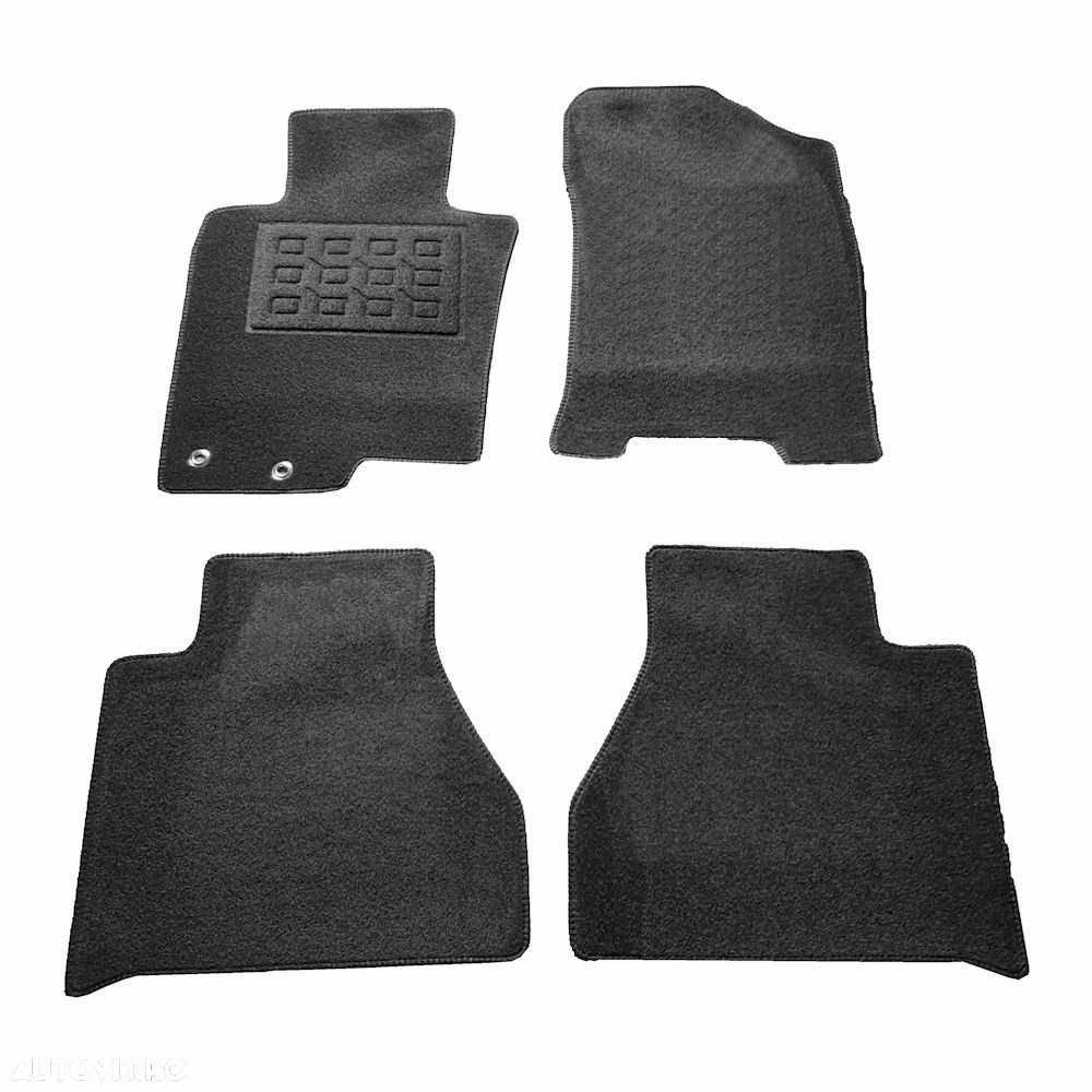Covorase mocheta Nissan Navara (D23) 2016-prezent, Negre, set de 4 Buc. - 1