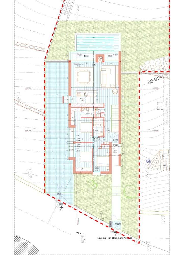 Moradia Individual T3+1 com Piscina | Encostas de São Bento - Santo Ti - Grande imagem: 5/6