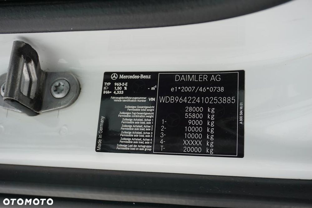 Mercedes-Benz / AROCS / 2651 / 6 X 4 / FASSI F 455 / WYS. 14,6 M / PILOT - 12