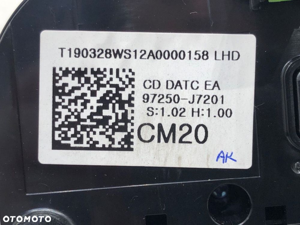 PANEL STEROWANIA NAWIEWU - 198.00 PLN - KIA CEED Sportswagon (CD) 2018 - 2022 1.4 T-GDI 103 kW [140 - 5