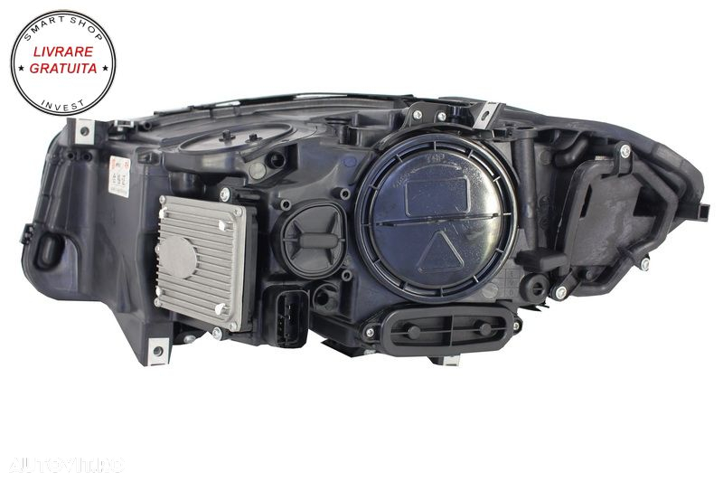 Faruri Full LED BMW F10 F11 5 Seria (2011-2013) Angel Eyes- livrare gratuita - 12