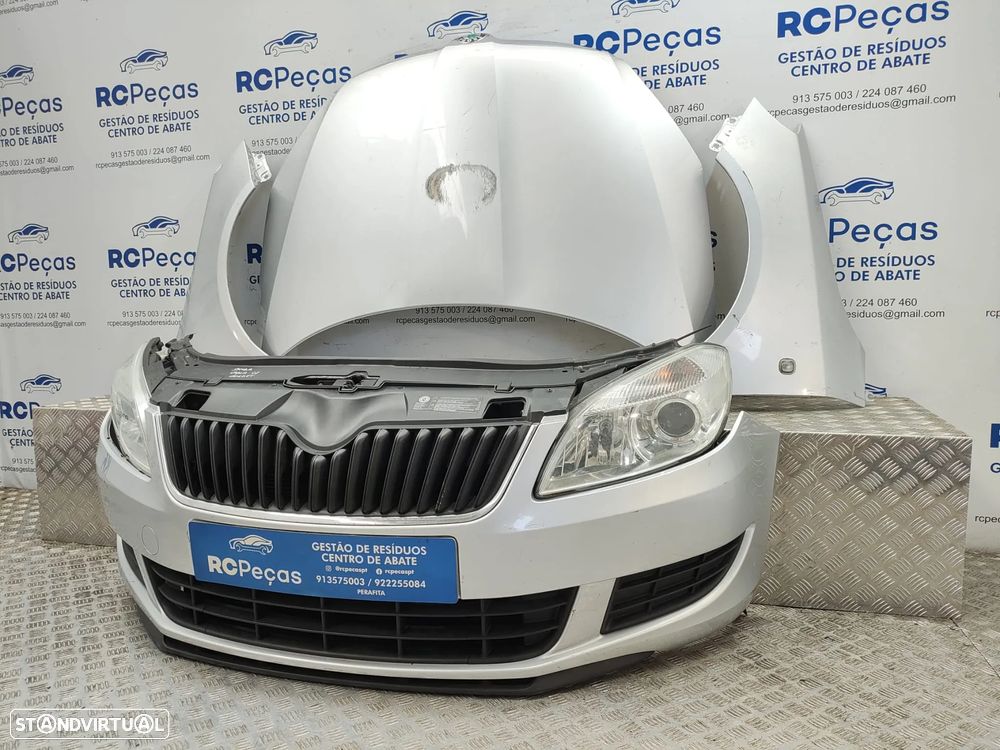 Frente Completa Skoda Fabia Mk2 5J Facelift de 2010 a 2014 Gasolina Original - 2