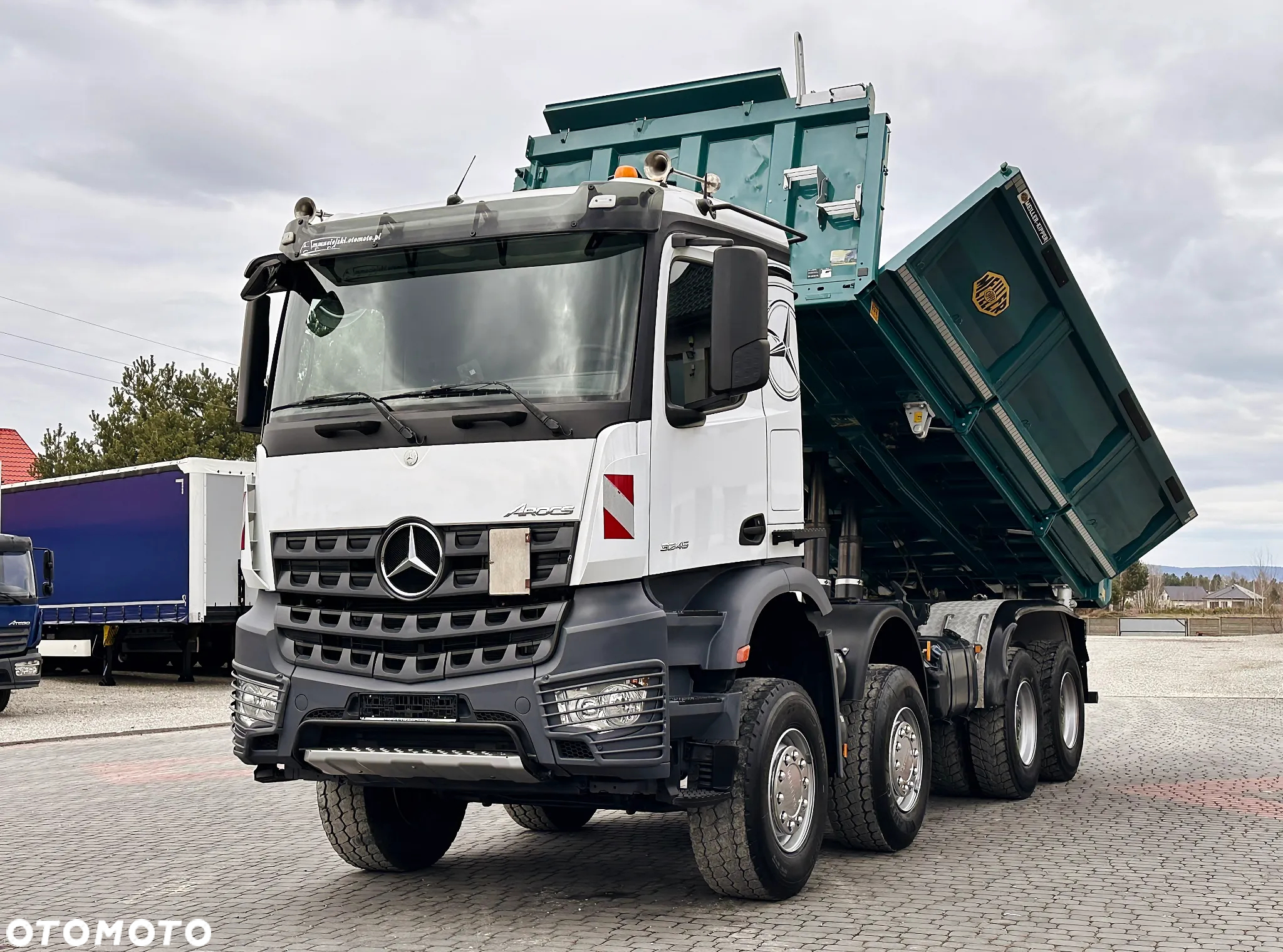 Mercedes-Benz AROCS 3245 8x4 WYWROTKA MEILLER BORDMATIC / ZACZEP DO PRZYCZEPY - 13