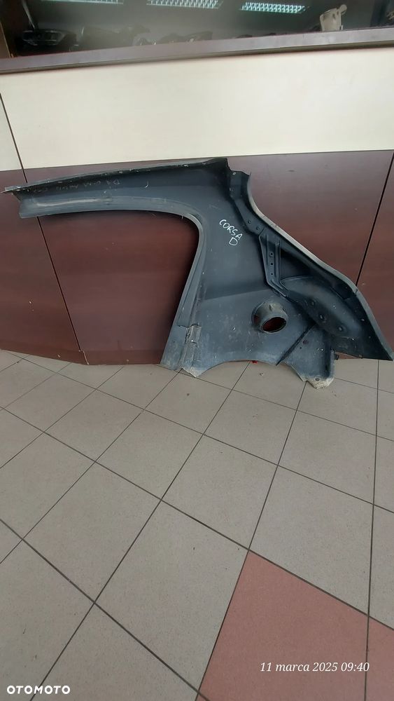 Opel corsa E 5D  poszycie błotnika tył prawe orginał - 2