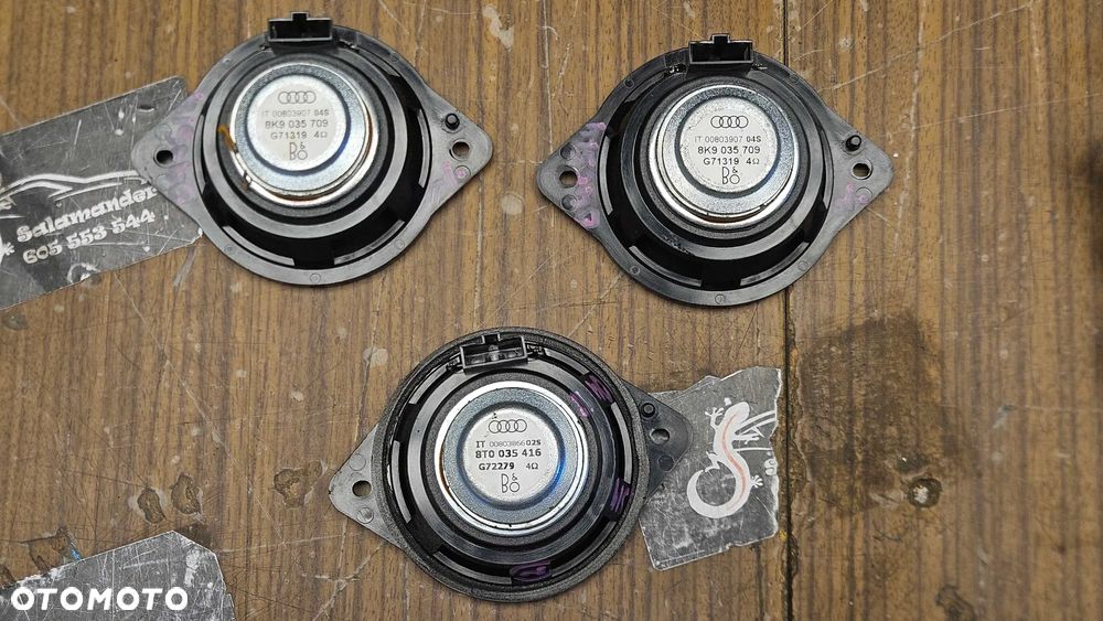 Głośnik 8T0035416 8K9035709 Głośniki Przód Tył Bang & Olufsen Audi A4 B8 A5 Sedan Kombi - 2