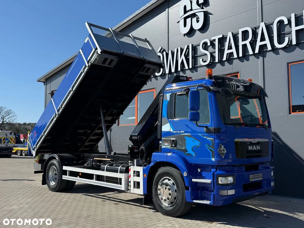 MAN TGM TGL TGS 18.250 // E5 // Klimatyzacja /  wywrotka // skrzynia // HDS HMF z pilotem // 4x2 // budowlanka // kiper wywrot żuraw dzwig kran crane - 21