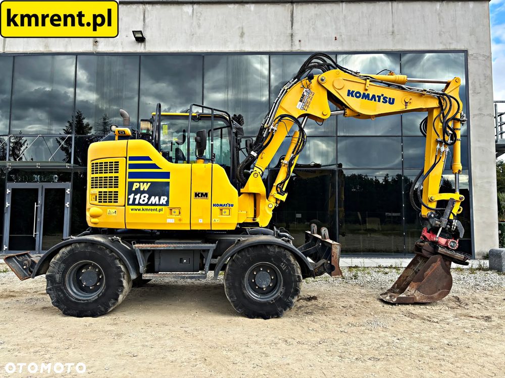 Komatsu PW 118 MR-11 KOPARKA KOŁOWA 2018R. ENGCON | 98 WACKER 9503 100 TAKEUCHI TB295 TEREX TW 110 LIEBHERR 311 309 YANMAR MECALAC 714 CAT 313 JCB 130, 145 - 15