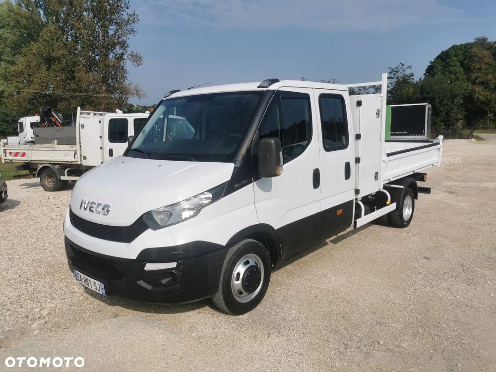 Iveco Daily 35C13 Brygadówka Klima 35-130 wywrotka kiper doka Dubel - 18