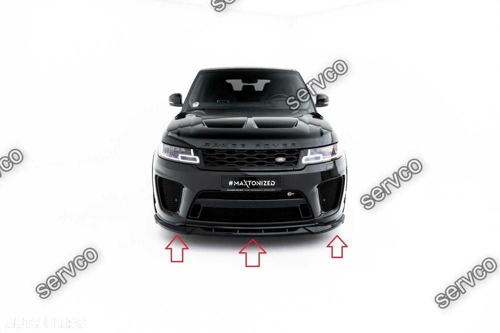 Prelungire splitter bara fata Land Rover Range Rover SVR 2018-2022 v2 - 4