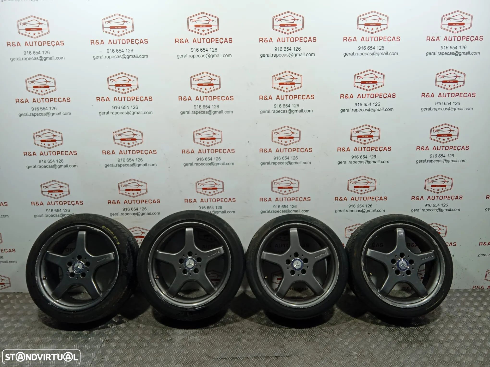 Jantes Originais 18 Mercedes W211 AMG    Ref A2114012202-A2114012102 - 1