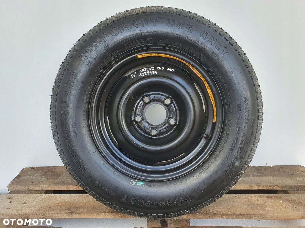 Volvo 240 940 740 KOŁO ZAPASOWE Zapas 175/80 R14 - 9