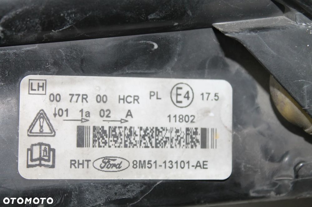 Ford Focus MK2 Lift lampa reflektor lewy przód 8M51-13101-AE - 6
