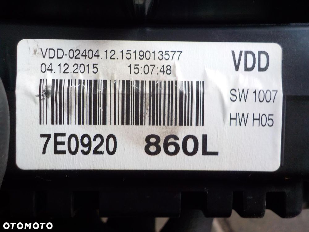 VW T6 2.0 TDI LICZNIK ZEGARY 7E0920860L - 3