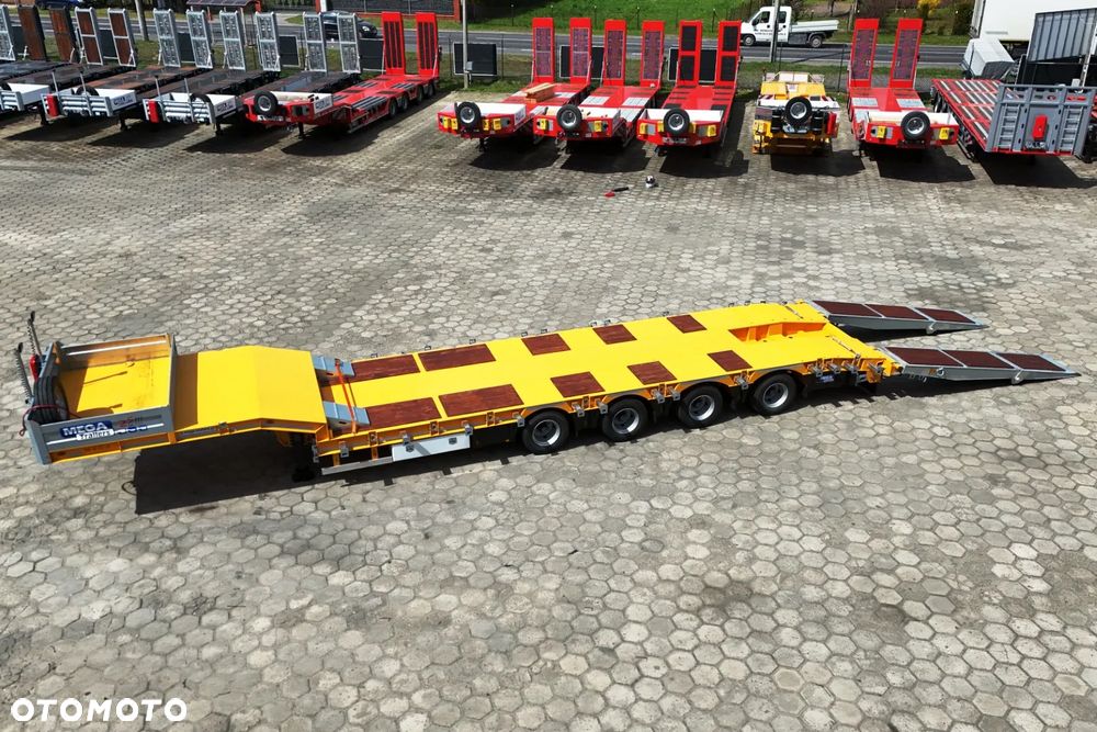 Inny 4 OSIOWA NACZEPA NISKOPODWOZIOWA - ZAGŁĘBIENIE NA ŁYŻKĘ KOPARKI - NAJAZDY HYDRAULICZNE - 18