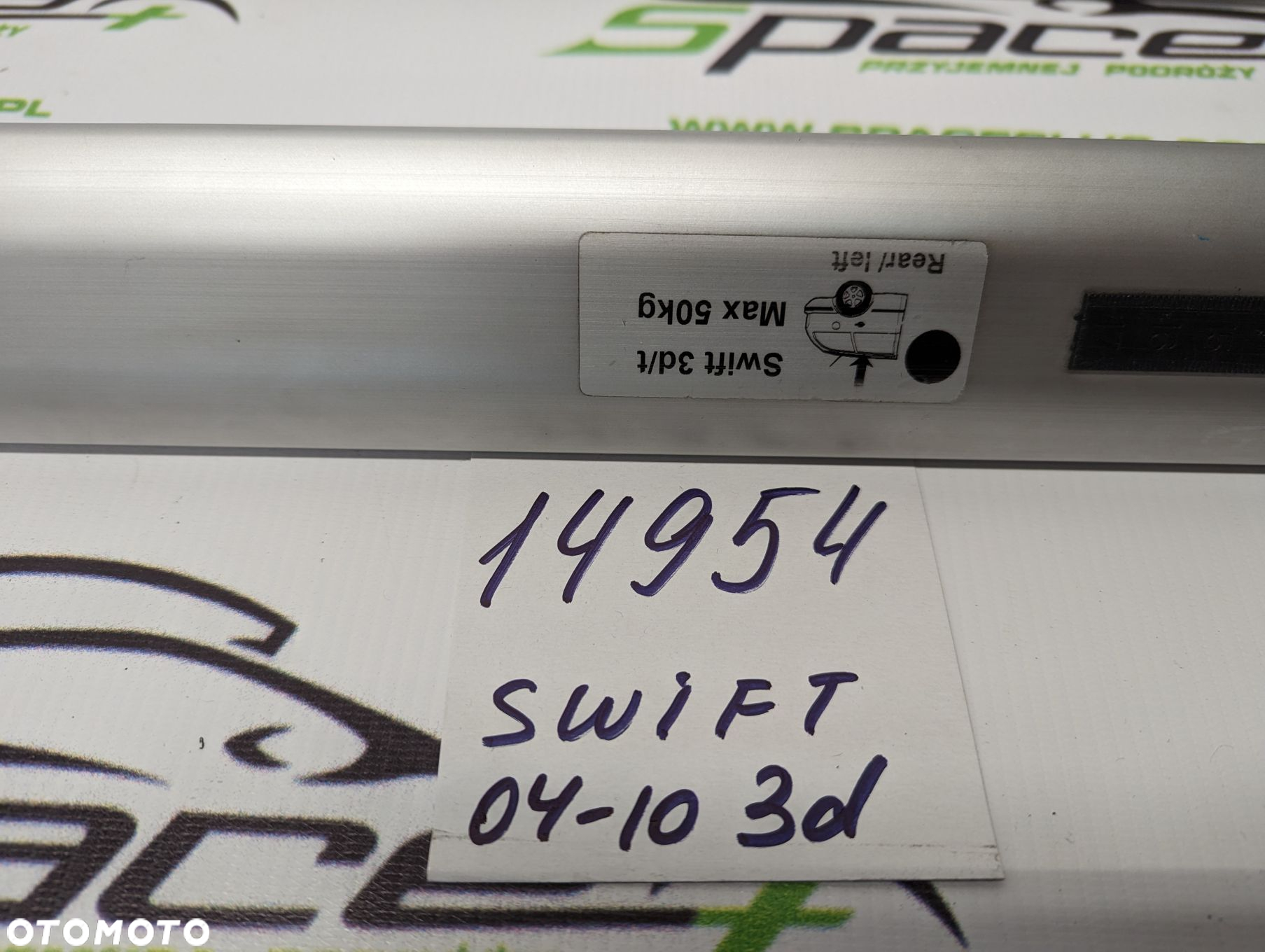 Bagażnik dachowy bazowy belki poprzeczki Suzuki Swift - 7