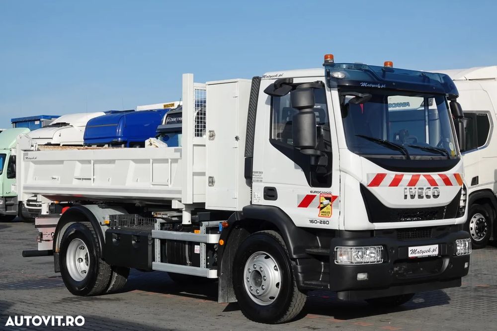 Iveco EUROCARGO 16. 280 / BASCULANTE / HIDROBOARD / BORDMATIC / EURO 6 / CAPACITATE DE INCARCARE: 8300 KG - 12