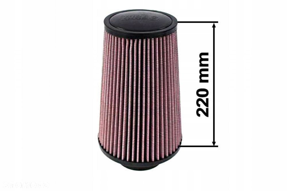 Filtr stożkowy TurboWorks 220mm otwór 60-77mm - 1