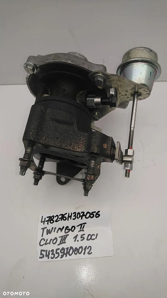 TURBINA 1.5 DCI 84KM 85KM 86KM TWINGO II CLIO III 478276H307056 54359700012 - 6
