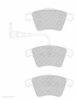 Placute frana fata Volkswagen Multivan 5 (7hm, 7hn, 7hf, 7ef, 7em, 7en), 04.2003-08.2015, marca SRLine S70-0136 - 1