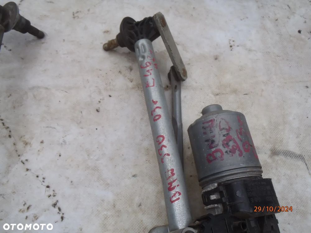 mechanizm ramiona cięgna cięgno trzpień frez wycieraczek silniczek  BMW 3 E90 E91 E92 E93 e46 e46 lift ORYGINAL JAK NOWY nie wypracowane - 9