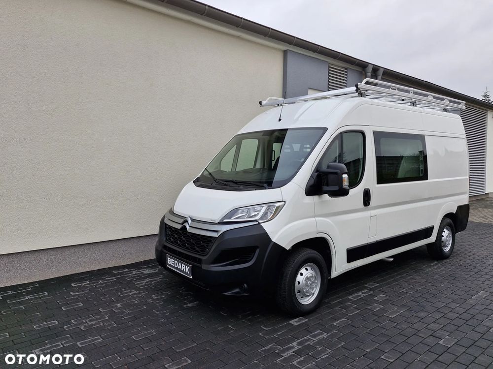 Citroën JUMPER, 2019(XII), L2H2, BRYGADÓWKA, 7 miejsc, DOKA, czujniki, klima - 3
