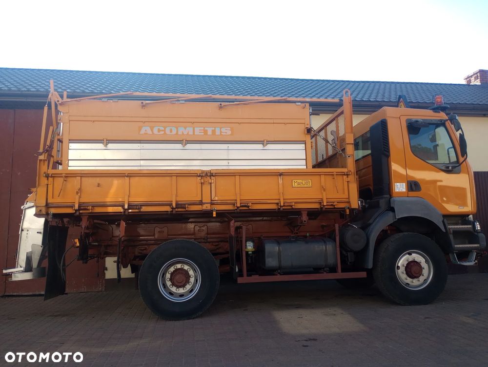 Renault KERAX 260 4x4 Bordmatic + solarka piaskarka 6m3 acometis - 8