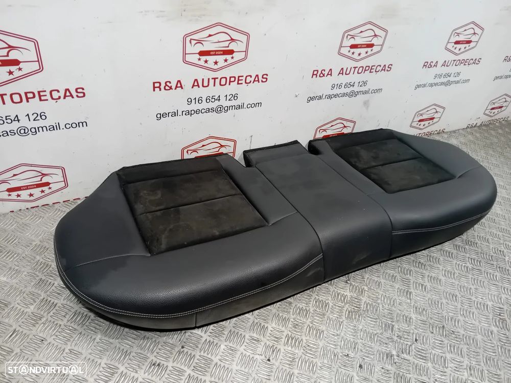 Banco Trás Traseiro Mercedes Class E W212 em Pele e Tecido Original - 3