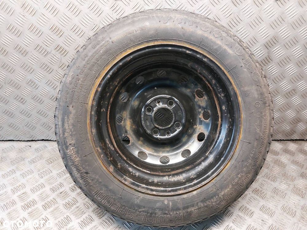 KOŁO DOJAZDOWE DOJAZDÓWKA FIAT PUNTO II A4471000 4×98 ET43 4J 135/80R14 - 7