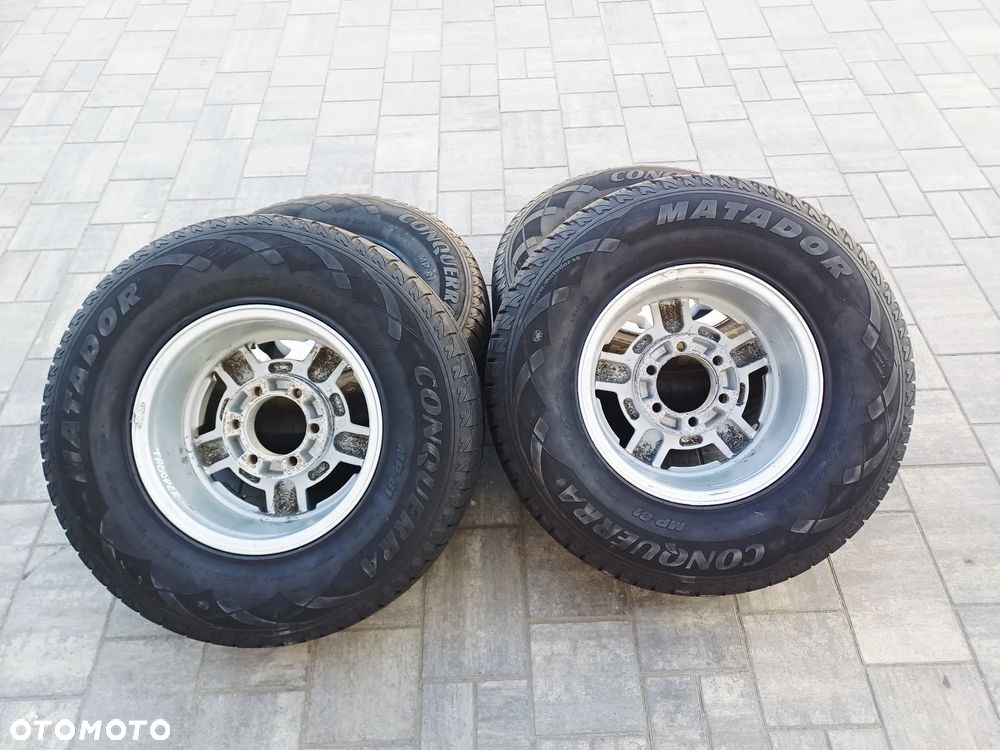 FELGI Z OPONAMI KOŁA ALUMINIOWE ISUZU TROOPER R15 6X139.7 ET -15 110 mm OPONY R15 265/70 NR20 - 14