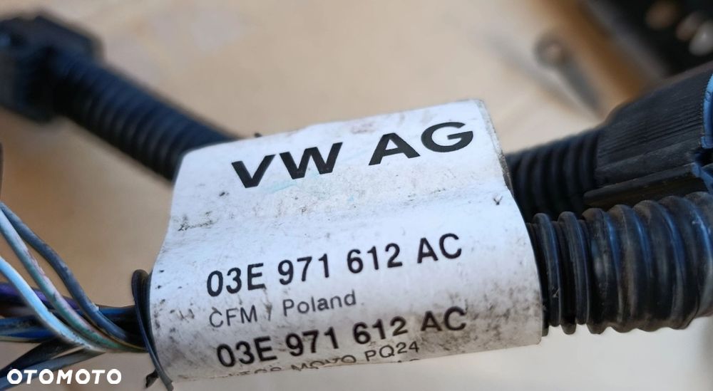 Roomster instalacja silnika wiązka 1,2 12V Fabia II Yeti Seat Ibiza VW Polo Skoda 03E 971 612 AC - 2