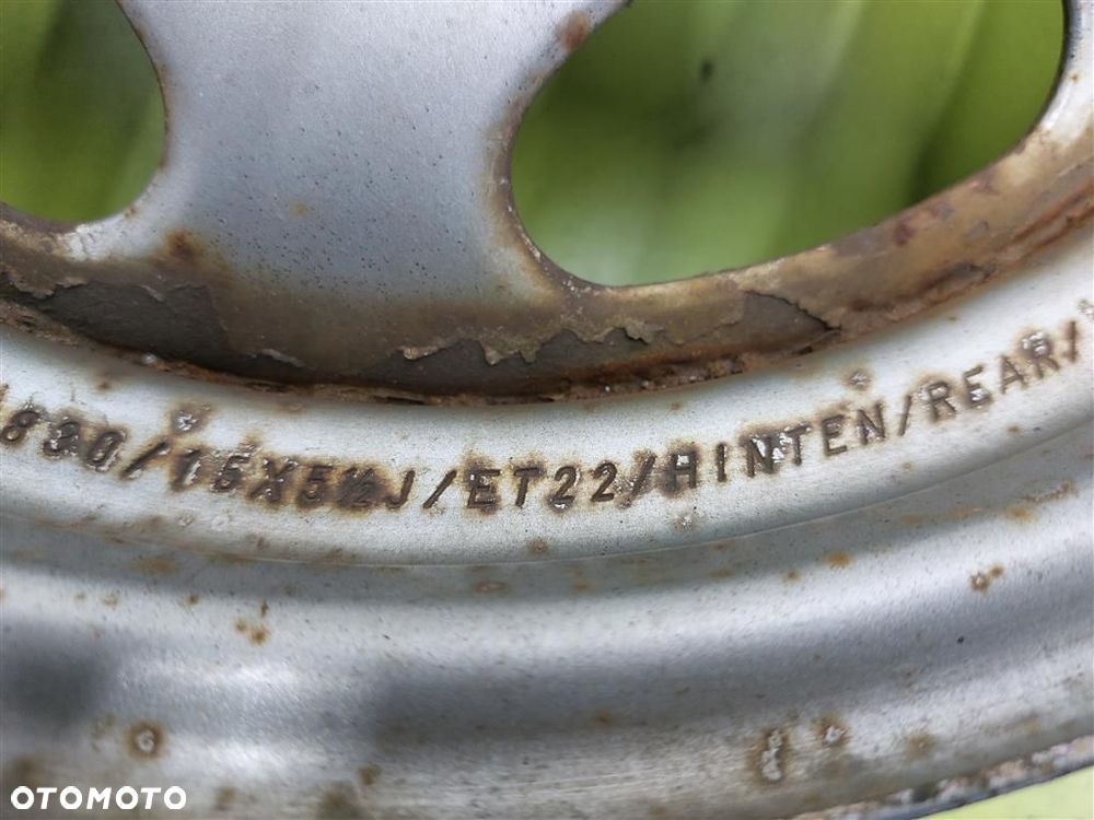 Felgi stalowe Smart Fortwo 4X112 5,5J R15 ET 22 - 14