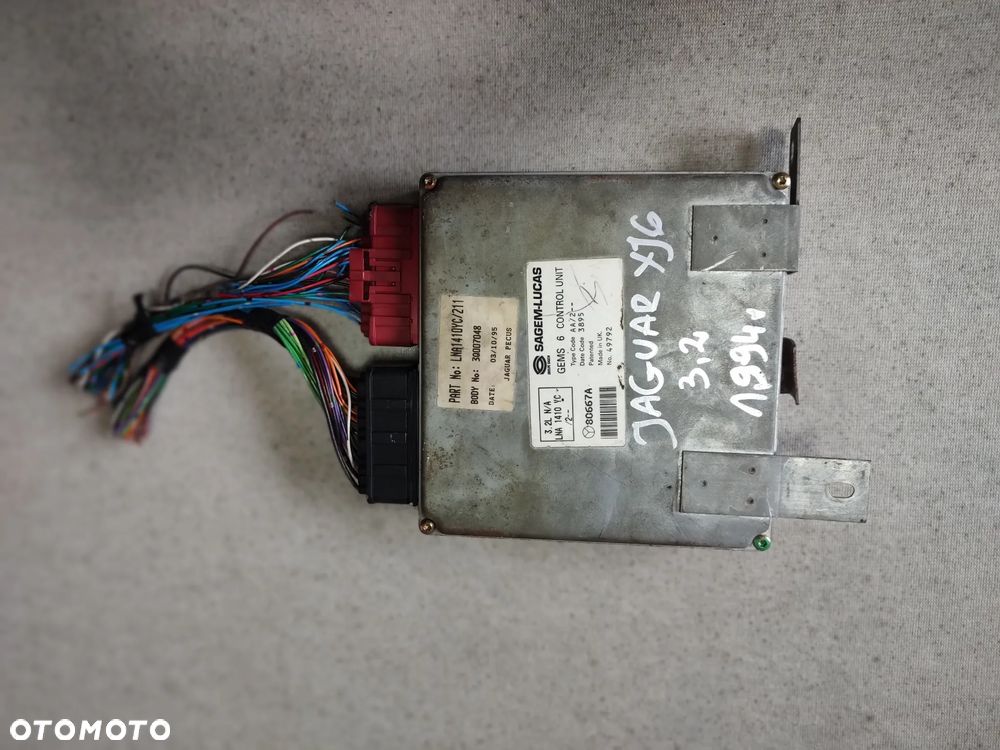 JAGUAR XJ6 4.0 1994-1997 X300 STEROWNIK KOMPUTER SILNIKA ECU LNA1410YC /211 - 1