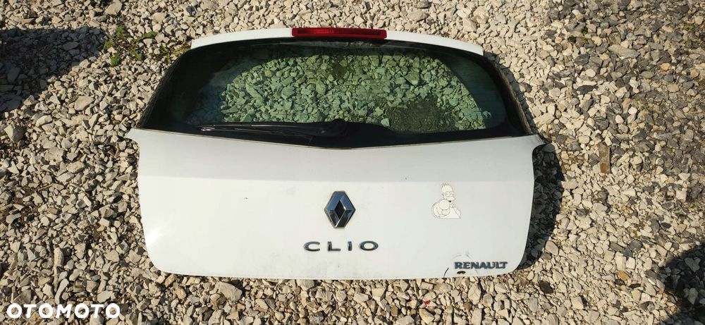 KLAPA TYŁ RENAULT CLIO III 3D 05- OV369 DV369 - 1