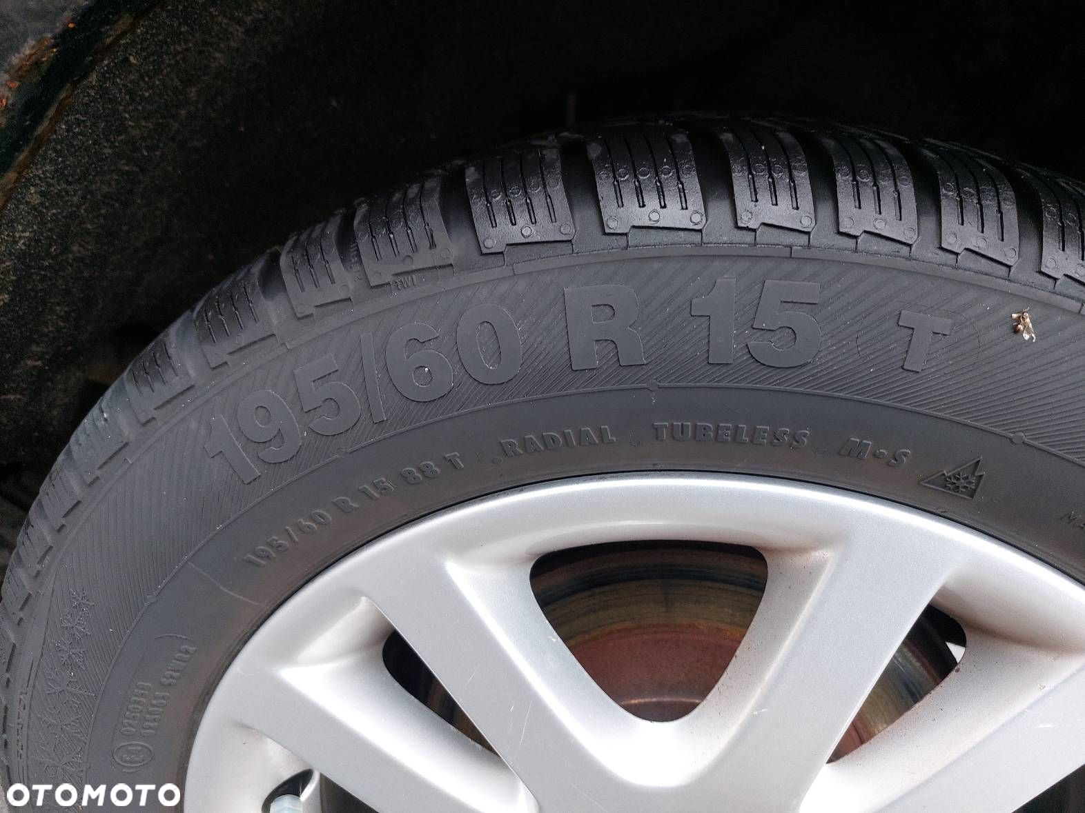 KOŁA KOMPLET OPONY ZIMOWE FELGI 4X100 195/60R15 HONDA CIVIC VII JAZZ - 3