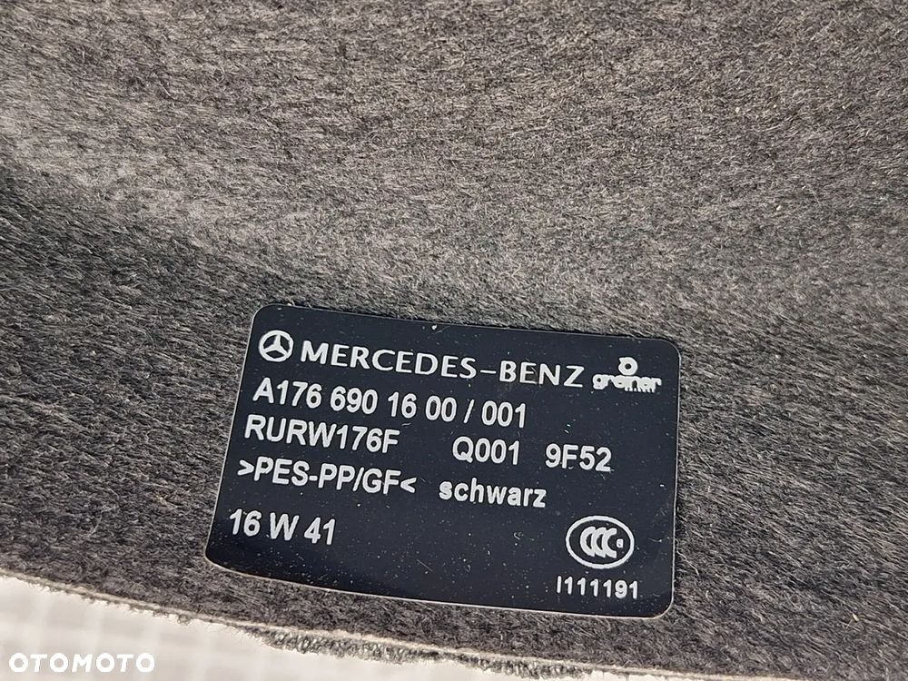 polka bagaznika mercedes a klasa w176 lift 2015- a1766901600 orginal demontaz - 6