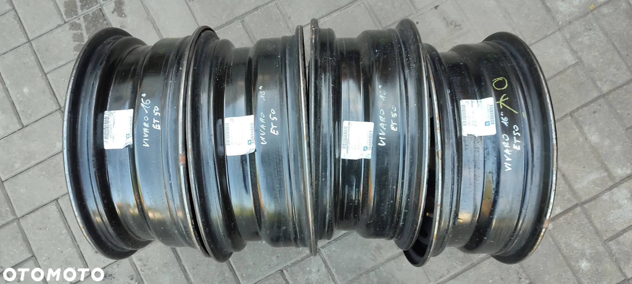 FELGI STALOWE 5x114,3 6Jx16 CALI ET50 RENAULT TRAFIC III VIVARO B TALENTO PRIMASTAR KOMPLET 4 SZTUKI - 8