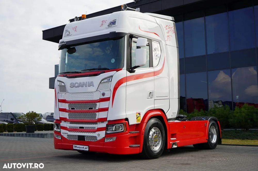 Scania S 580 / V8 / RETARDER / I-PARK COOL / FULL AIRMATIC / JANTE DIN ALIAJ / PIELE / ANVELOPE 100% / - 2