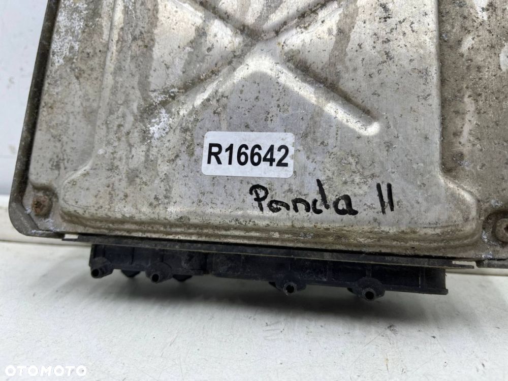 Komputer silnika Fiat Panda 2 II 03-12r 1.1b Benzyna sterownik ECU 55196259 61601.123.01 - 4