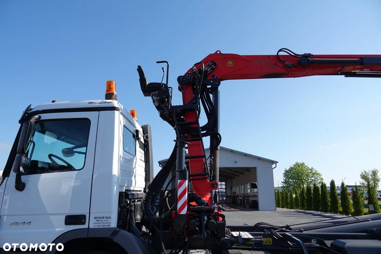 Mercedes-Benz ACTROS 2644 / 6x4 / HAKOWIEC + HDS PALFINGER EPSILON M120Z82 /  SIODEŁKO / MAX UDŹWIG 3 540 KG / EPS + SPRZĘGŁO / SPROWADZONY - 9